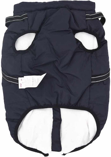 vidaXL Blue Fleece / Waterproof Dog Coat XXXXLarge