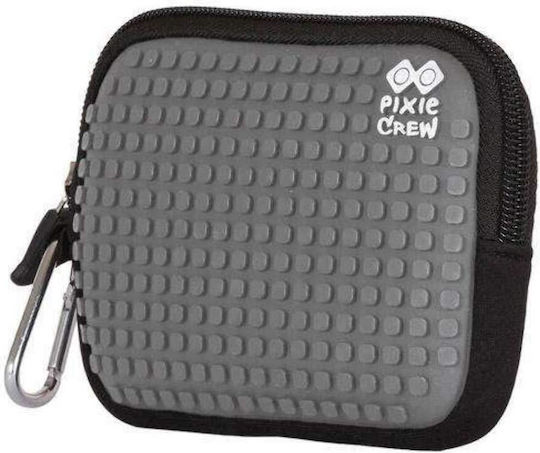 Pixie Crew Κασετίνα Βαρελάκι Γκρι
