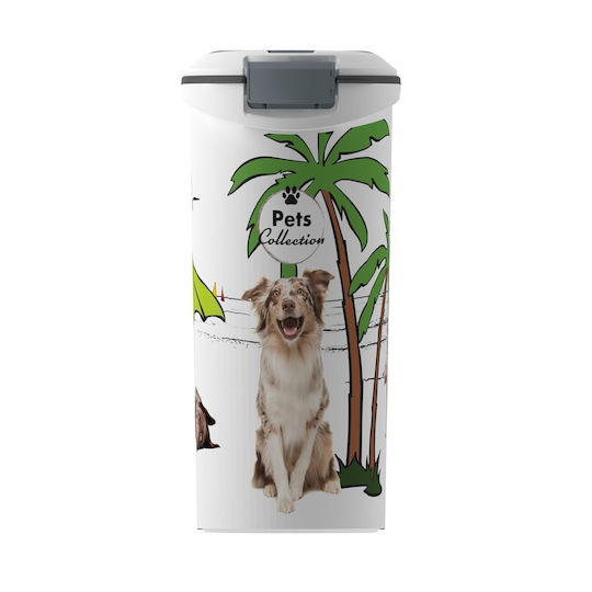 Curver Plastic Food Storage Container for Dog & Cat 54lt in White Color