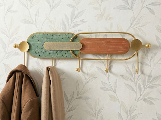 Mauro F Metal Wall Hanger 56x4.5x16cm