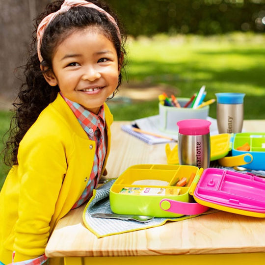 Munchkin Bento Box Plastic Kids Dinner Set Multicolour