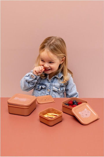 Trixie Nesting Snack Box Plastic Kids' Food Container Orange