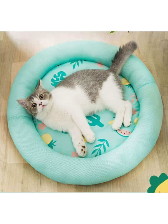 Animal Summer Mattress Dog Round Cooling Pink