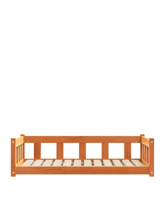 vidaXL Sofa Hundebett Braun 55x45cm.