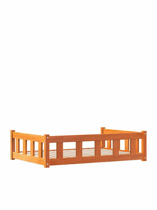 vidaXL Sofa Hundebett Braun 55x45cm.