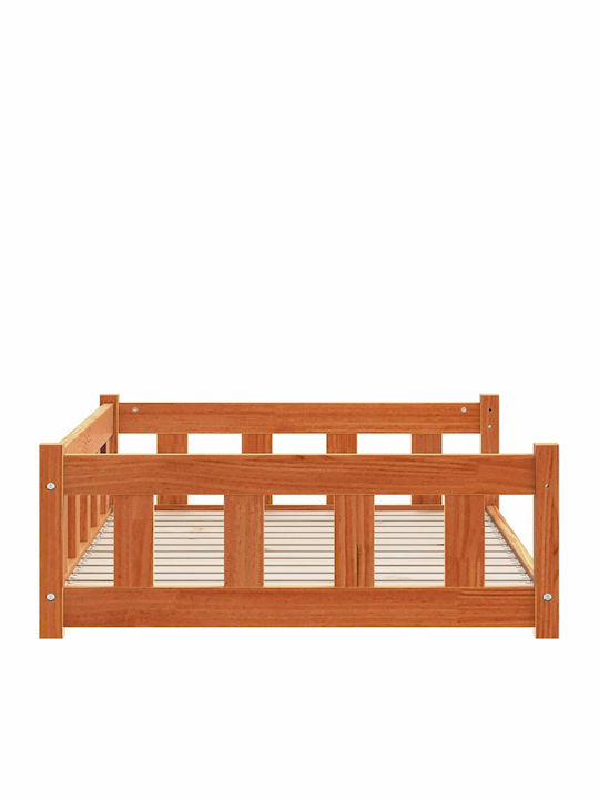vidaXL Sofa Hundebett Braun 55x45cm.
