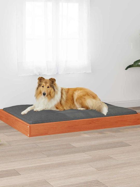 vidaXL Dog Bed Sofa Brown 101.5x74cm