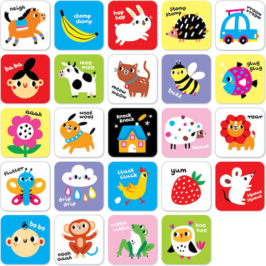 Banana Panda Κάρτες Υψηλής Αντίθεσης Educational Game Knowledge for 6+ years old Years Old