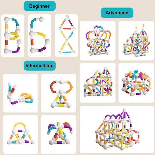 MalPlay Μαγνητικό Παιχνίδι Κατασκευών για Παιδιά 3+ Ετών