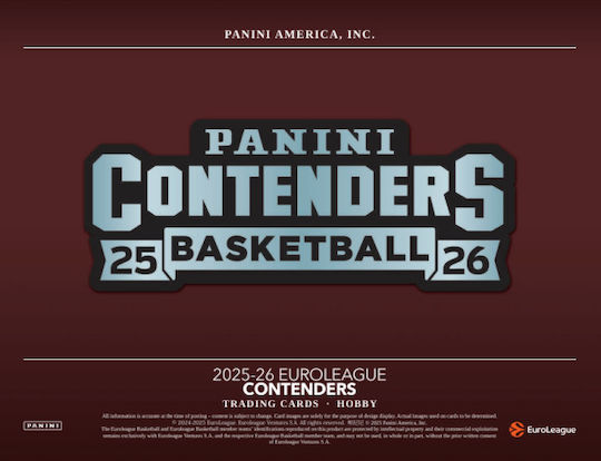 Panini Euroleague 2025-26 Booster Box Contenders Hobby