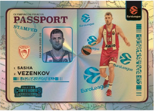 Panini Euroleague 2025-26 Booster Box Contenders Hobby