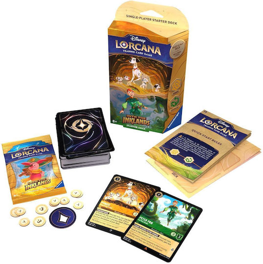 Ravensburger Lorcana Tcg - Into The Inklands: Starter Deck (amber & Emerald) Deck (EN)