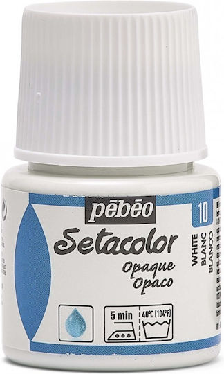 Pebeo Spezielle Bastelfarbe Weiß Gliederung Für Holz Stoff Und Leder 45ml