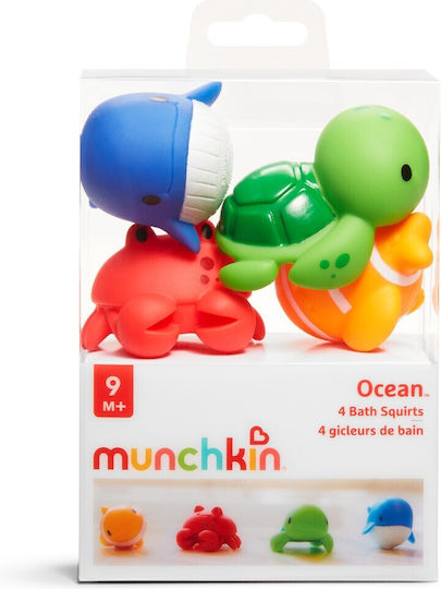 Munchkin Water Faces Ocean Squirts for 9++ Months 4pcs