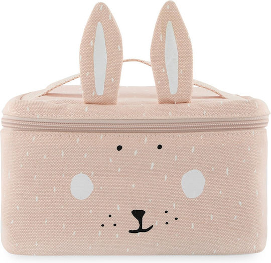 Trixie Mrs. Rabbit Σχολικό Τσαντάκι Φαγητού Χειρός 3lt Ροζ 21x15x17εκ.