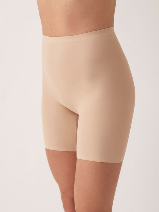 Promise Boxer Σύσφιξης Χωρίς Ραφές Μπεζ