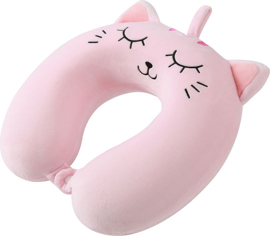 I-Total Travel Pillow Travel Set Pillow 30x30x10cm Pink