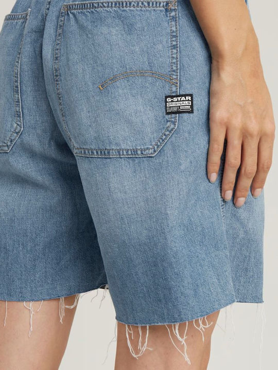 Damen Denim Jumpsuit Faded Thames Herstellerfarbe Blau
