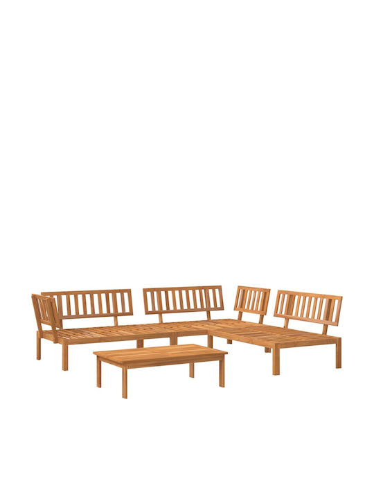 Garten- und Outdoor-Möbelsets 4 Stück Akazie