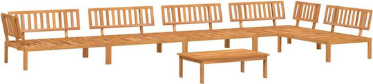 Garten- und Outdoor-Möbelsets Wohnzimmer Typsatz 6 Stück Braun Garten- und Outdoor-Möbelsets Wohnzimmer Typsatz 6 Stück Braun