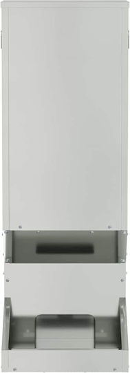 vidaXL Vogelfütterung & -tränke in Silber