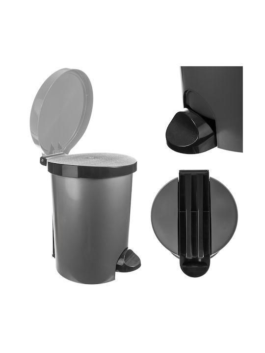 Curver Kunststoff Büroabfallbehälter 15Es Gray 27.5x36.2x33.5cm