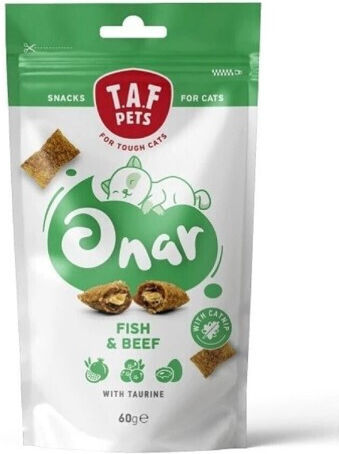 T.A.F. Pets Λιχουδιές με Ψάρι / Βοδινό για Ενήλικες Γάτες 60gr