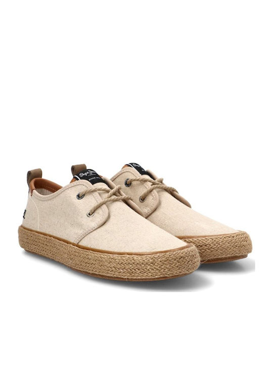 Pepe Jeans Men's Beige Moccasins