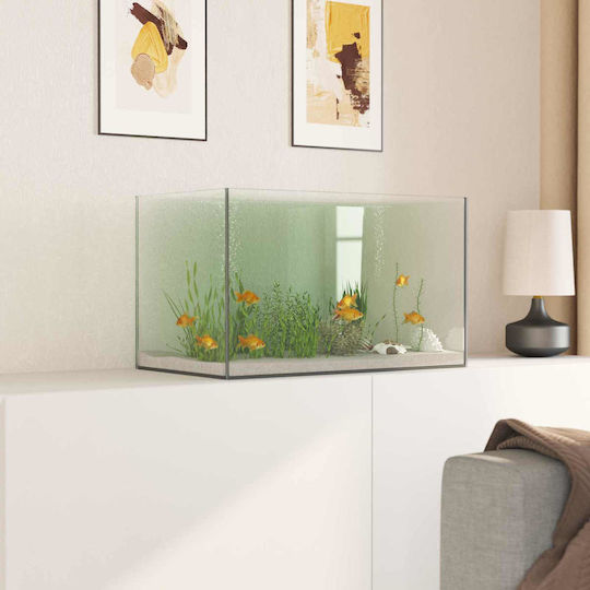 vidaXL Fisch-Aquarium mit 50x30x30cm Weiß