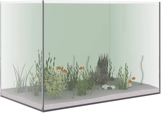 vidaXL Fisch-Aquarium mit 60x35x40cm Weiß
