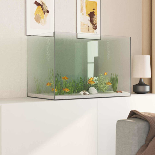 vidaXL Fisch-Aquarium mit 60x35x40cm Weiß