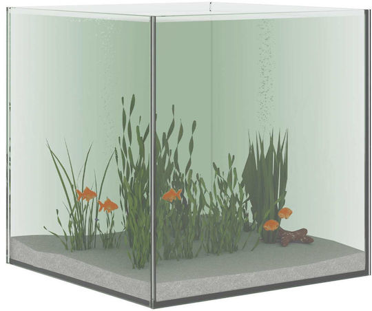 vidaXL Fisch-Aquarium mit 30x30x30cm Weiß