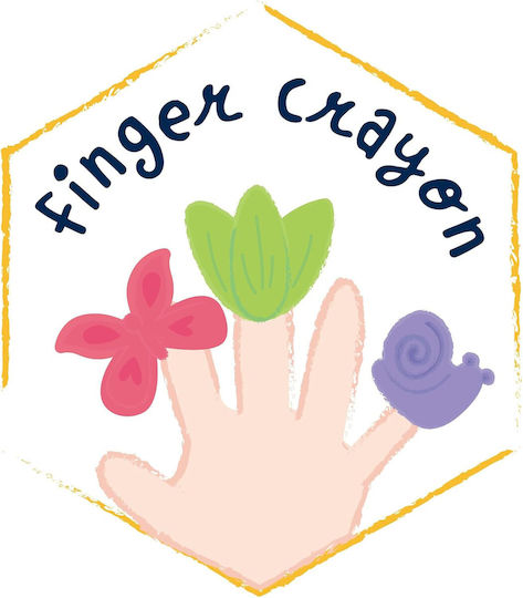 Finger Crayons Garden Set 6 Haku Yoka