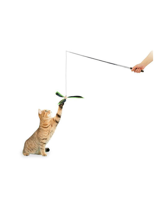 Jucărie pentru pisici Afp Instincts Feather Copter Wand Verde 18.5x15.5x1.5cm Jucărie pentru pisici Afp Instincts Feather Copter Wand Verde 18.5x15.5x1.5cm