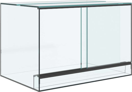 Vidaxl Reptile Amphibian Habitats White 60 x 40 x 40 cm Glass