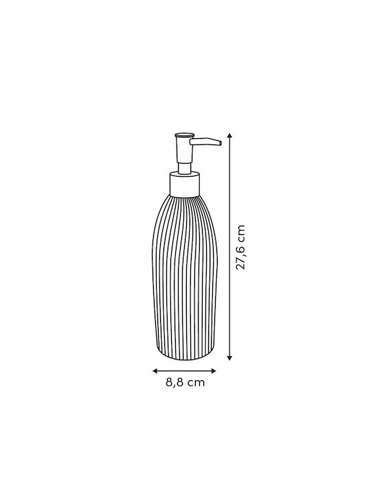 5Five Dispenser De Bucătărie Ceramic Verde 850ml