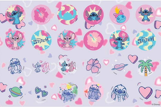 Zeichenblöcke Spirale Aufkleber & Schablonen A4 Lilo & Stitch 40 Stück Disney