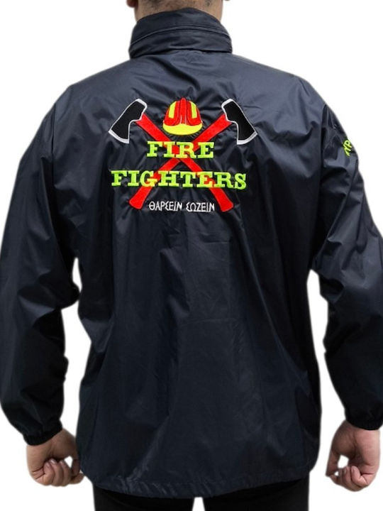 SOLSPSFFANTI Fire Department Windproof Blue