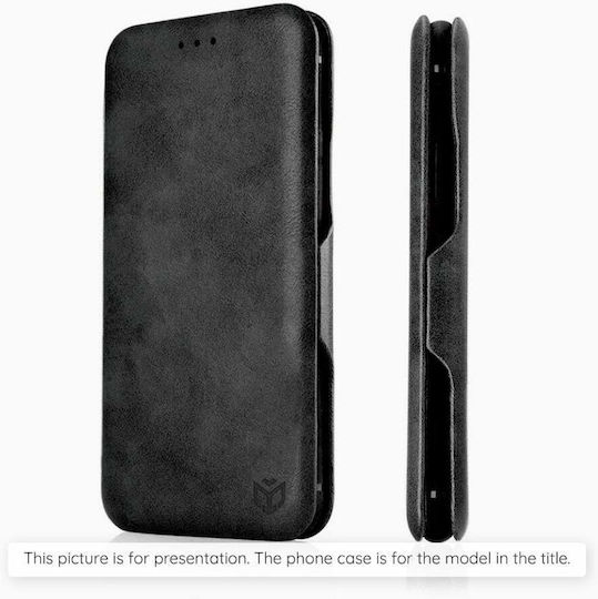 Wallet Din Piele Artificială / Piele / Silicon Negru Galaxy S26