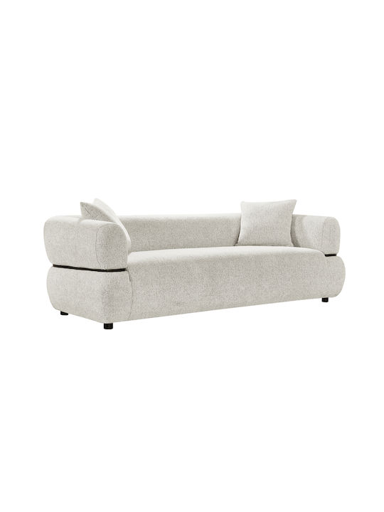 Arctis Canapea Cu Trei Locuri Bej Deschis 229x88x68cm