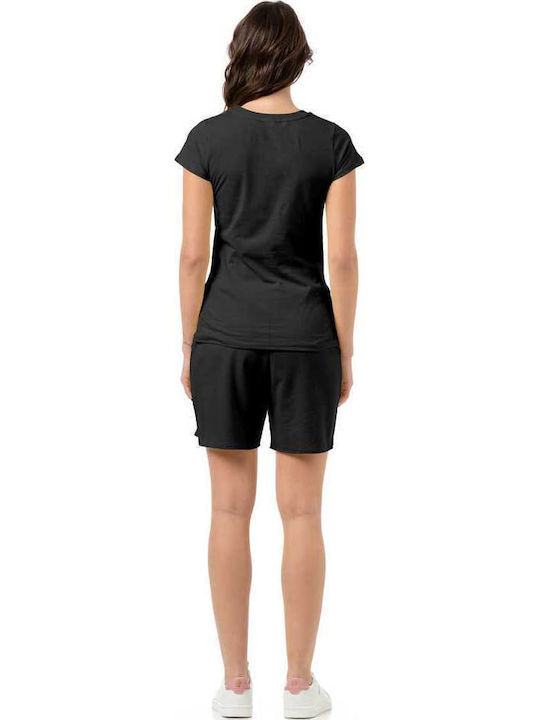 Damen Bluse Baumwolle Schwarze