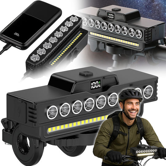 ZW1L8T3QWS Wiederaufladbares Vorderes Fahrradlicht