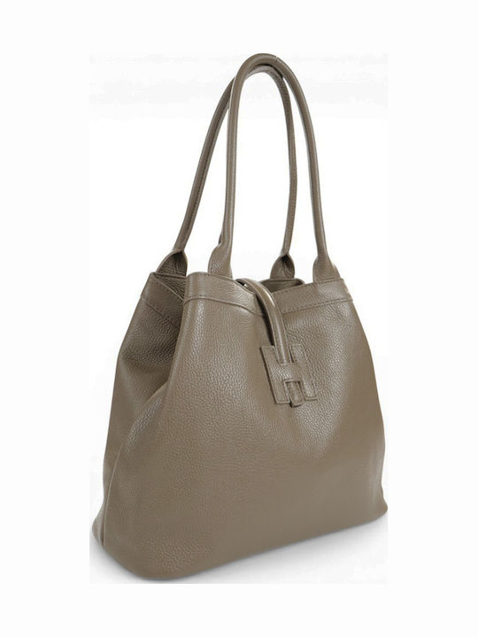 Damentasche aus Leder Passaggio Taupe