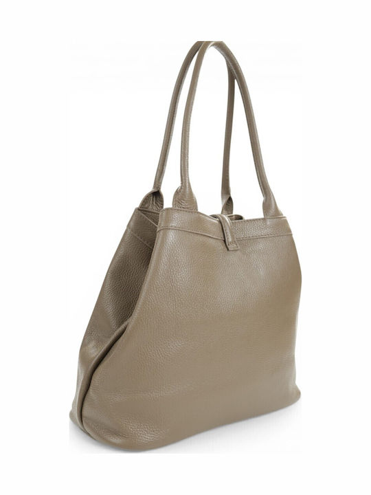 Damentasche aus Leder Passaggio Taupe