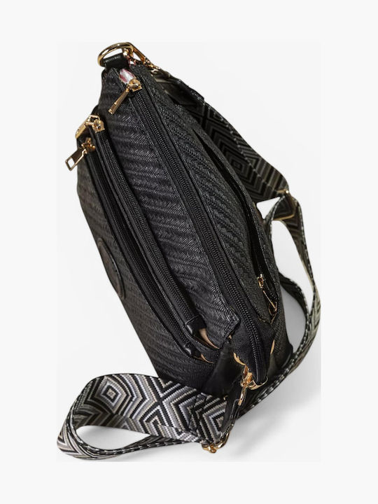 Women's Shoulder Bag Dark Beige Straw