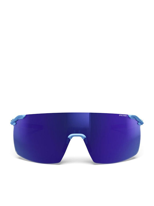 Julbo Unisex Sunglasses with Blue Frame and Blue Mirror Lens J5931126