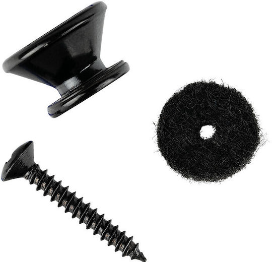 Ortega Ostp2-bk Black Guitar Strap Buttons