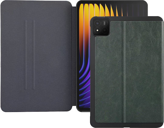 Avizar Folio Case Xiaomi Pad 8 Pad 8 Pro Leather Effect Integrated Stand Dark Green