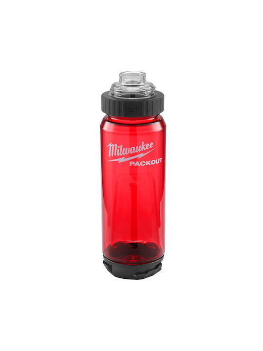 Milwaukee Packout Παγούρι Πλαστικό 1005ml Κόκκινο