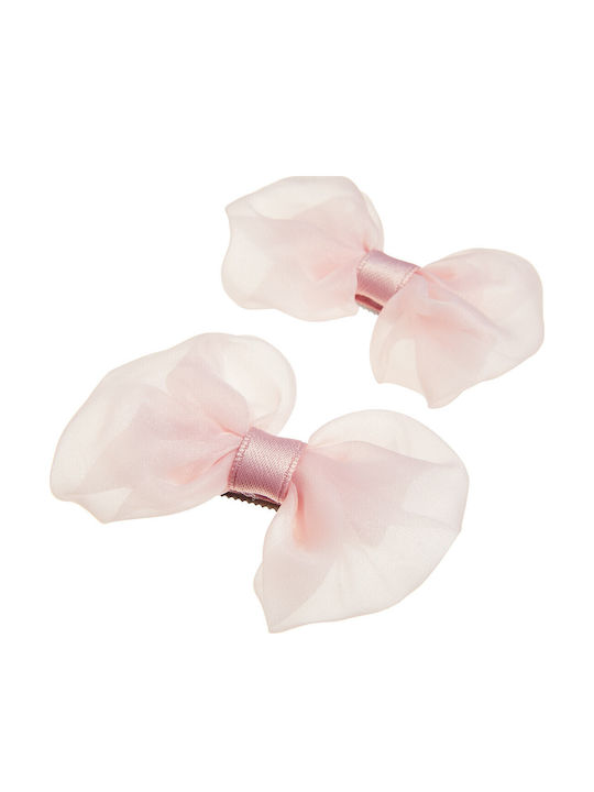 Alouette Set Kids Hair Clips with Multicolour Bow 2 Pieces
